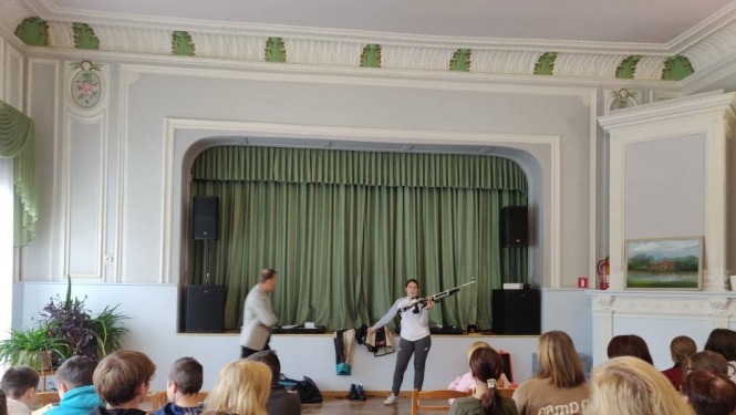 Olimpiete ciemojās Augstkalnē