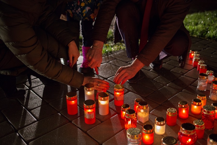 Latvijas brīvības cīnītāju piemiņas godināšana Lāčplēša dienā