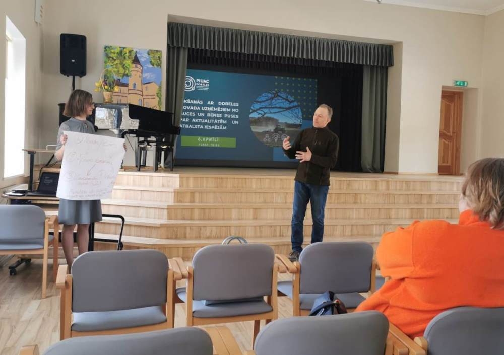 PIUAC informatīvas tikšanās ar Dobeles novada uzņēmējiem