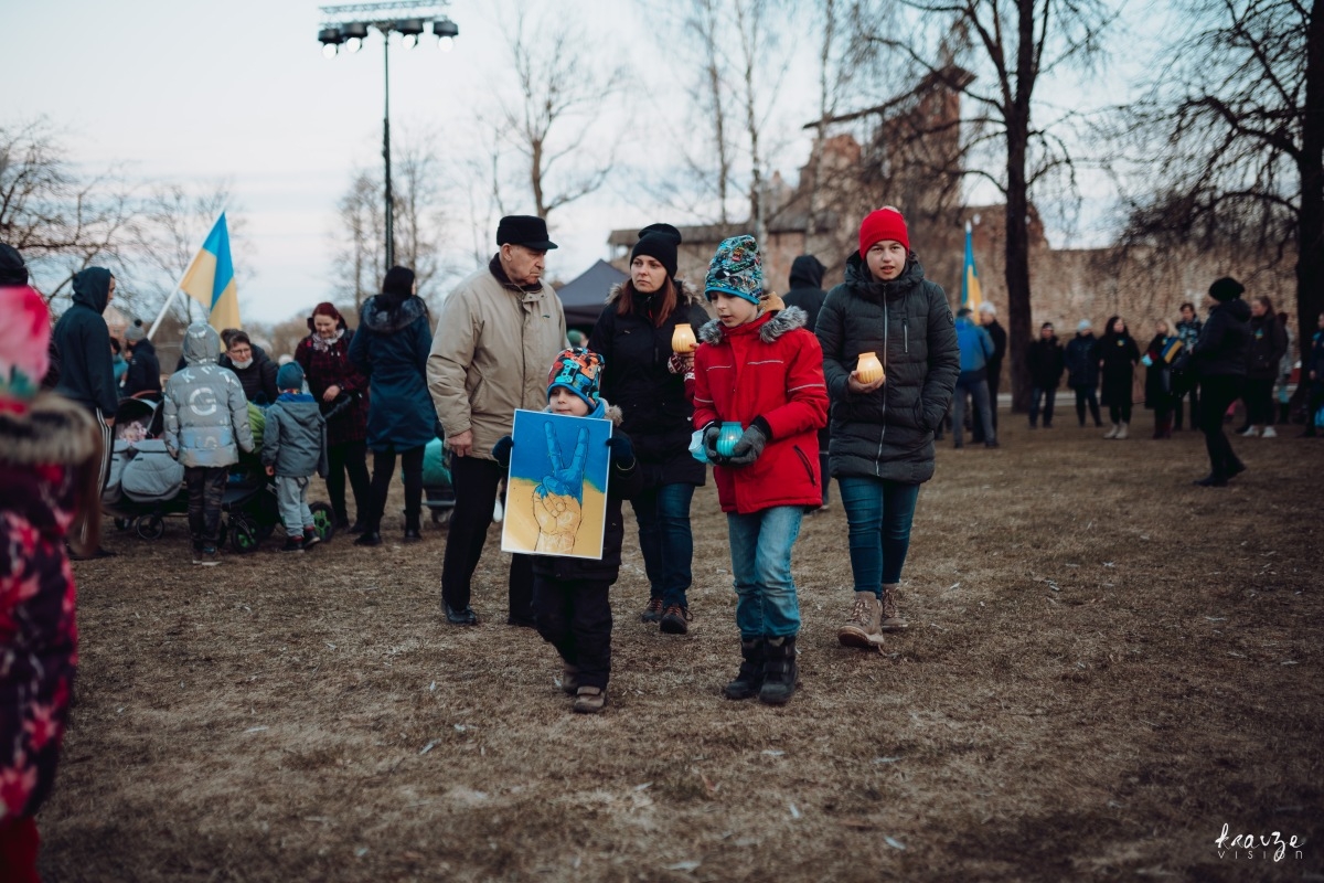 Atbalsta mītiņš Ukrainai