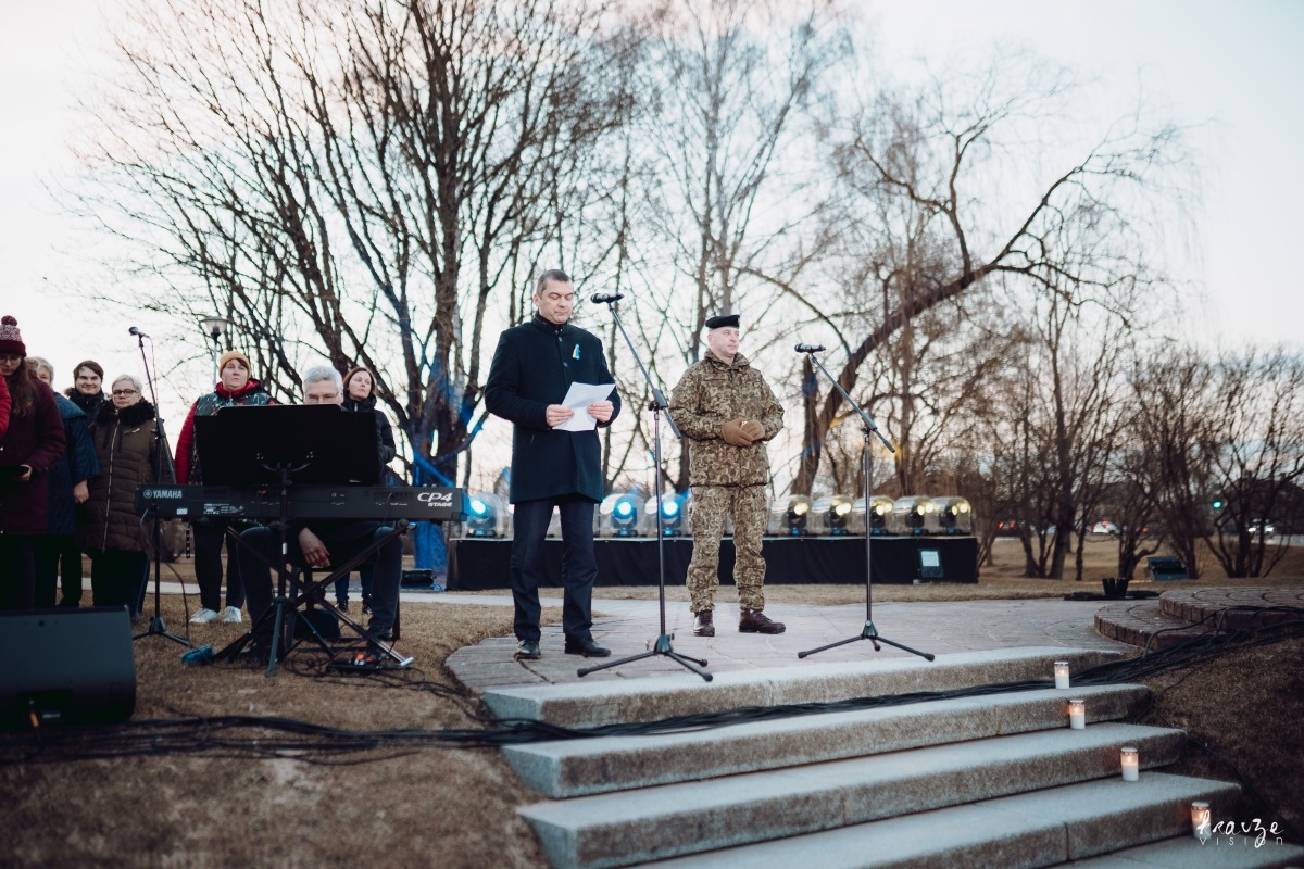 Atbalsta mītiņš Ukrainai