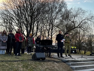 Atbalsta mītiņš Ukrainai