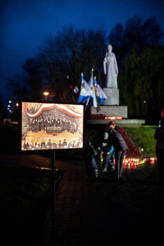 Latvijas Republikas proklamēšanas 102. gadadiena 18.11.2020. Foto G. Janševskis