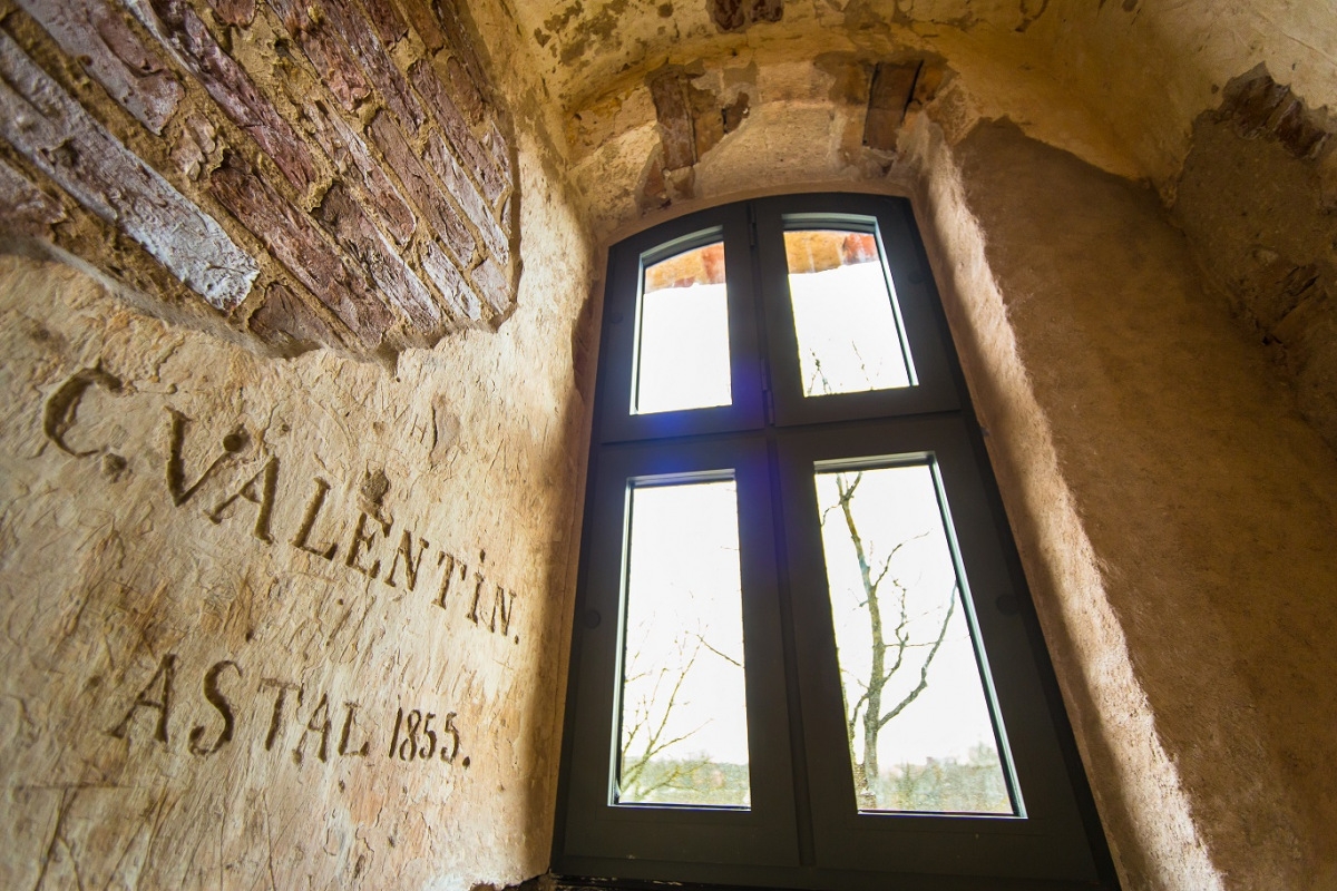 Dobeles pils kapela pēc konservācijas un pārbūves. Nila Viļņa un Kaspara Krauzes foto 2020.