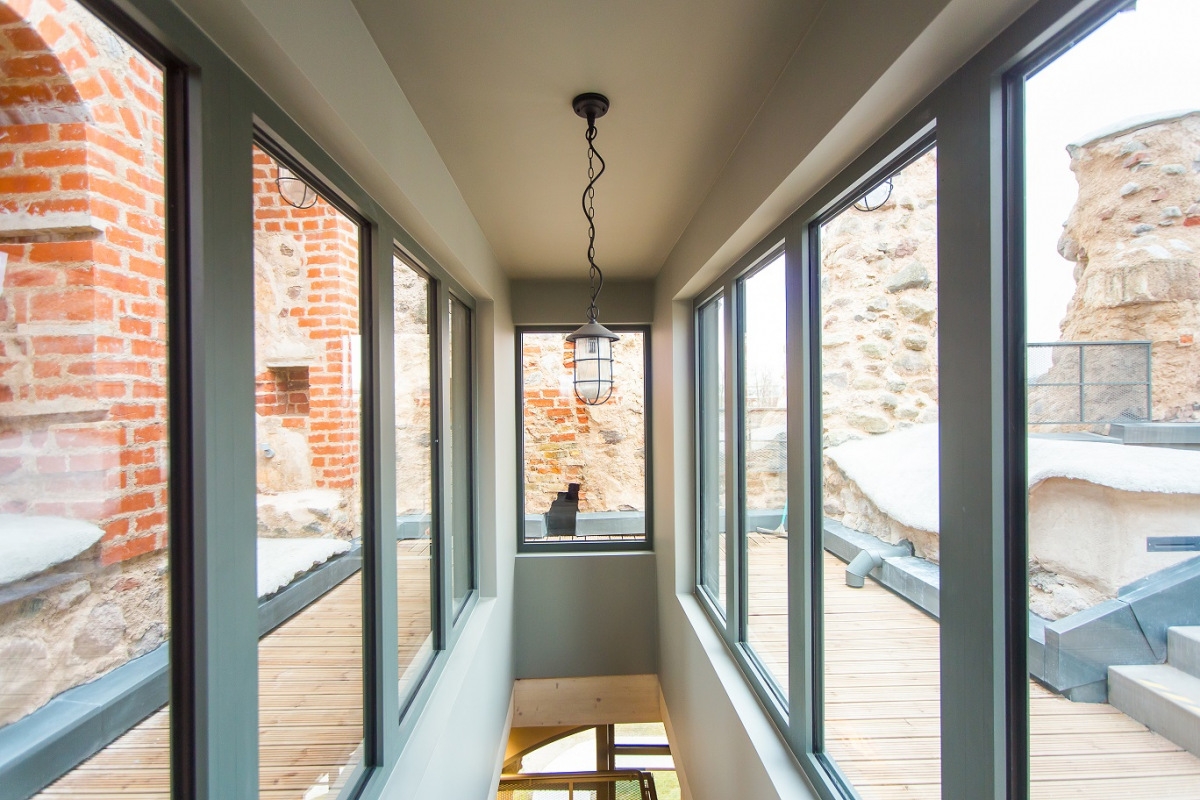 Dobeles pils kapela pēc konservācijas un pārbūves. Nila Viļņa un Kaspara Krauzes foto 2020.