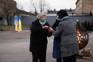 Atbalsta mītiņš Ukrainai