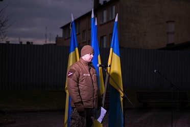 Atbalsta mītiņš Ukrainai