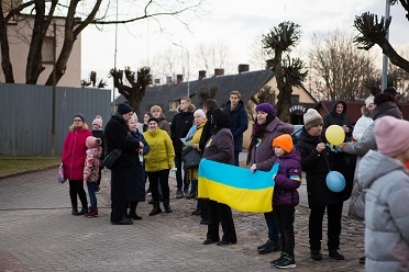 Atbalsta mītiņš Ukrainai