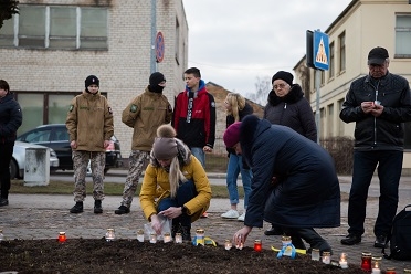 Atbalsta mītiņš Ukrainai