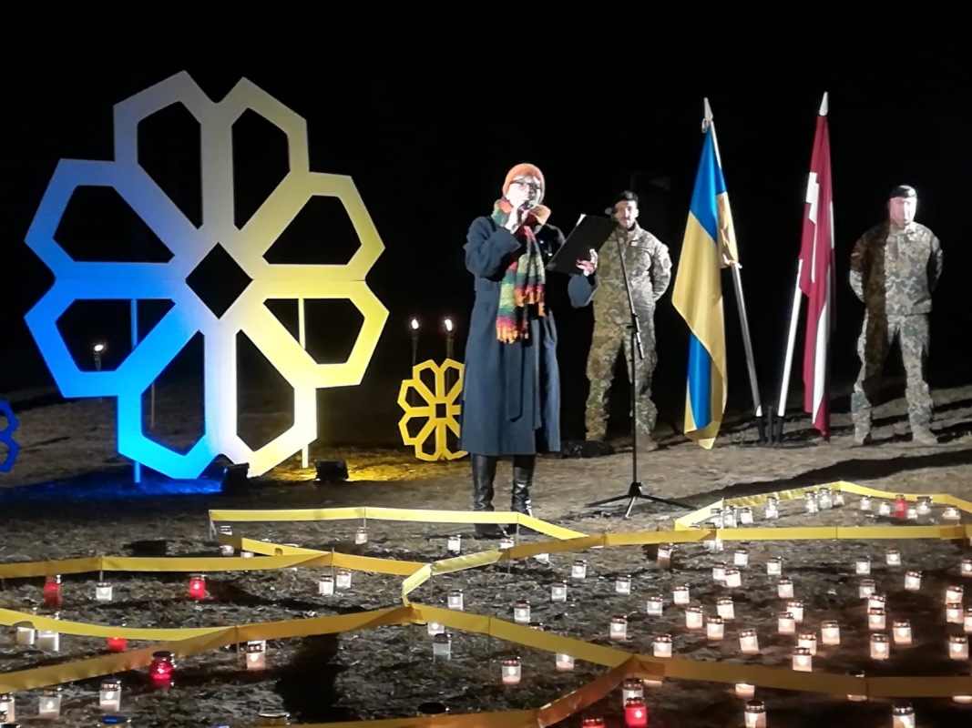 Atbalsta mītiņš Ukrainai