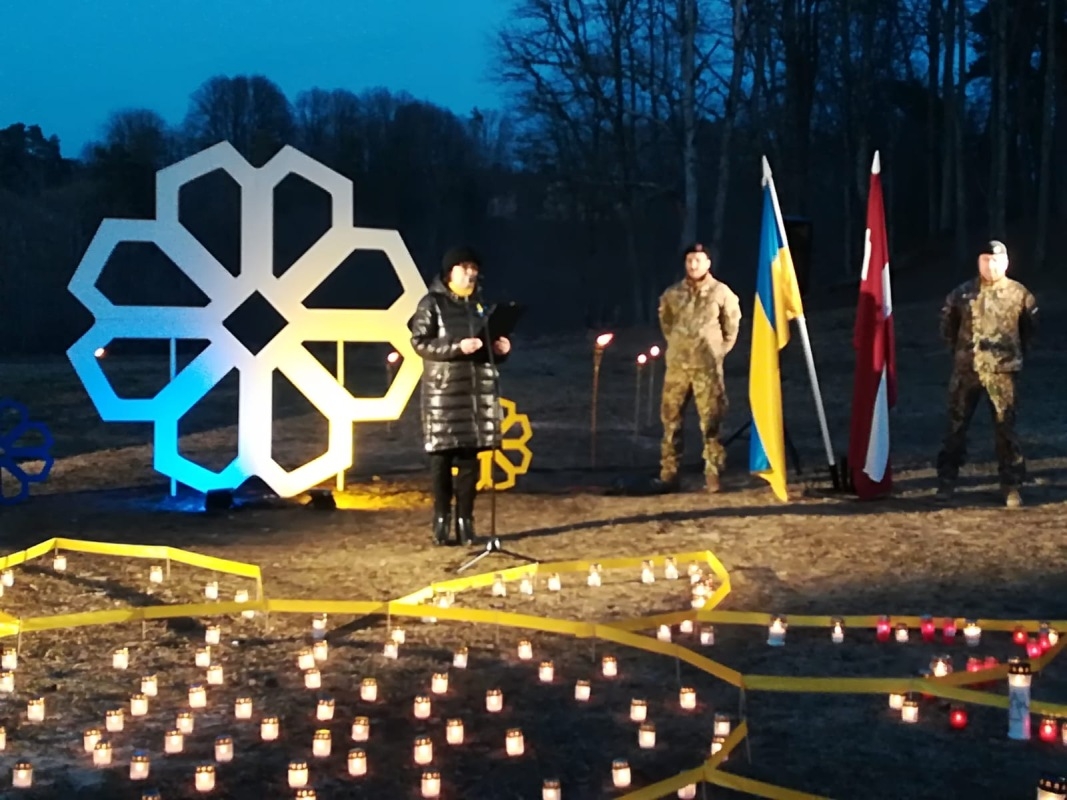 Atbalsta mītiņš Ukrainai