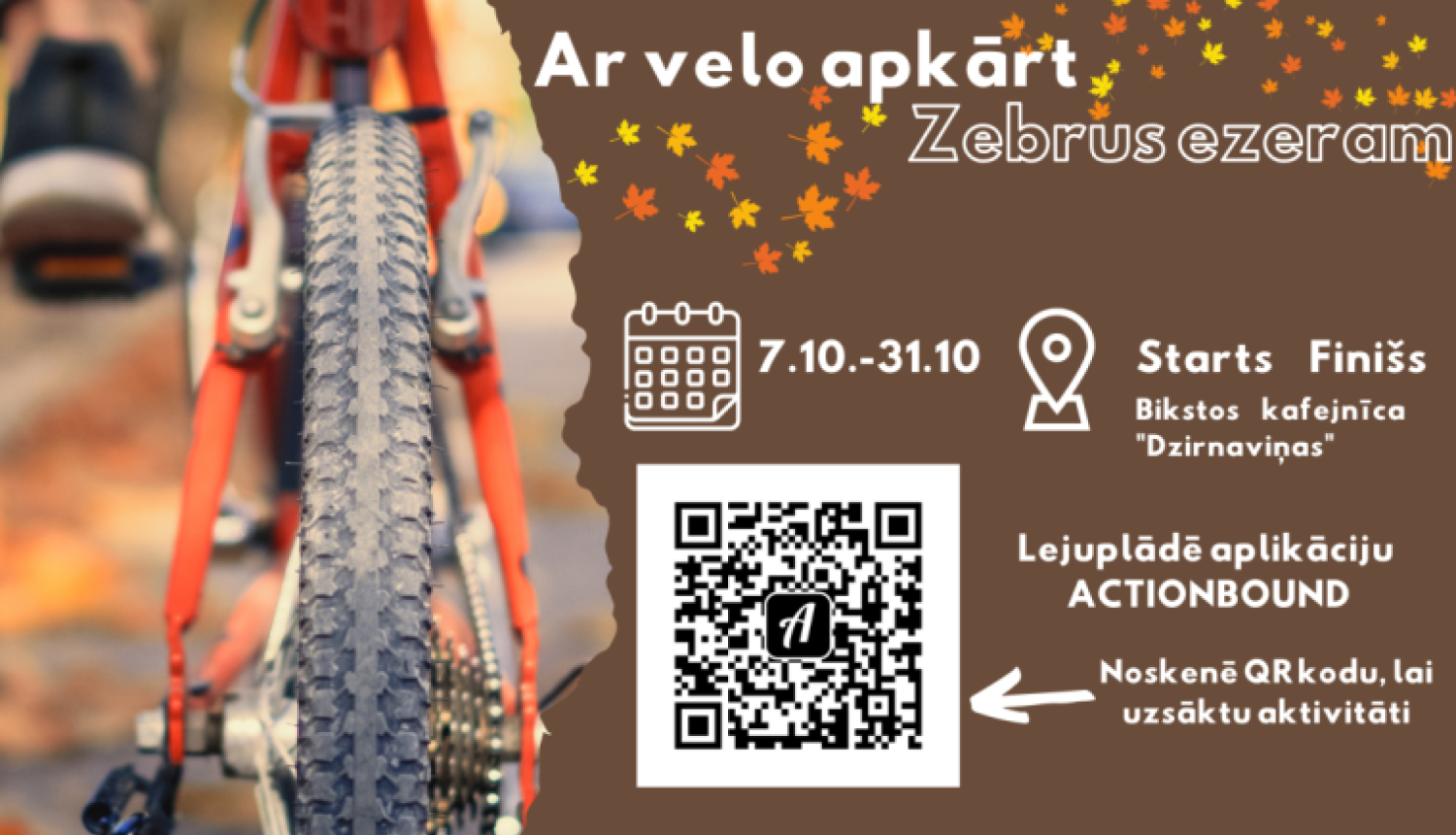Ar velo apkārt Zebrus ezeram.