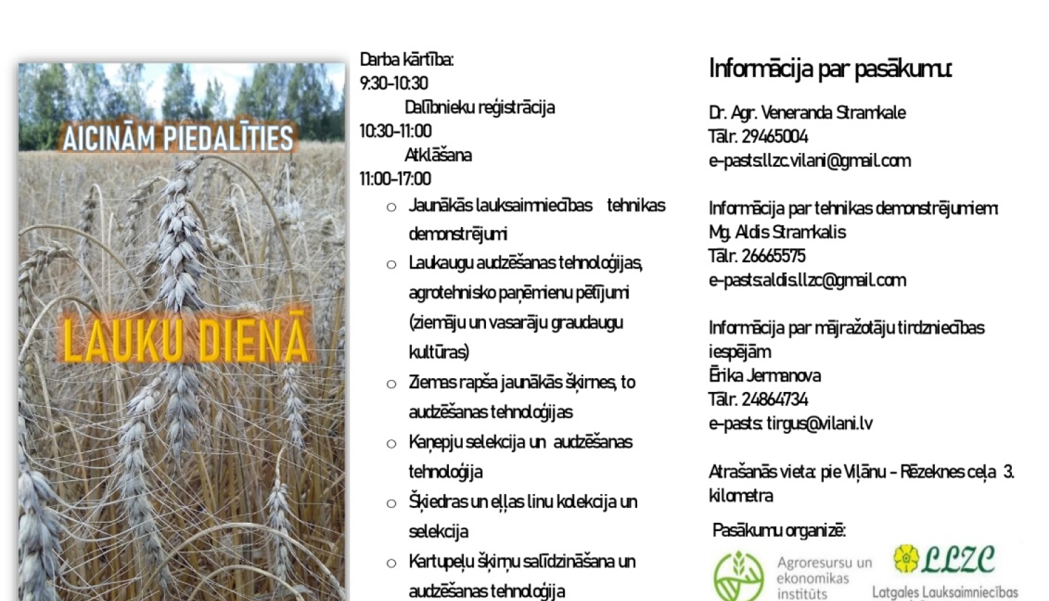 Pasākuma “Lauku diena”